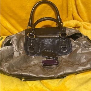 Coach Brown and Tan Women's Bag